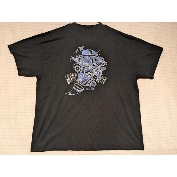 Gildan North Valley Demarest Norsemen T-Shirt - Black Mens 2XL - Picture 8 of 9